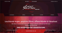 Desktop Screenshot of event-solution.at